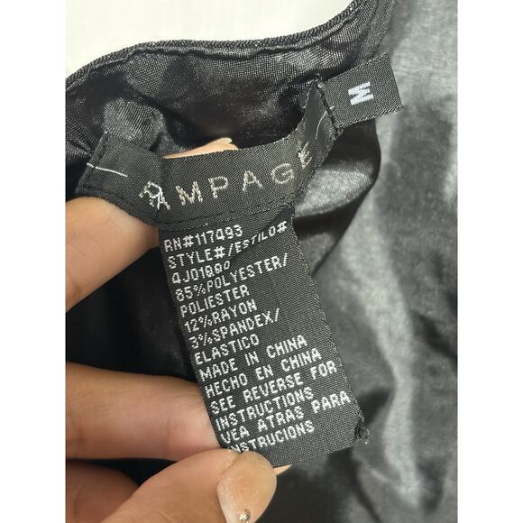 Y2K Rampage Pinstripe Halter Vest Top M Fairy Grunge Goth Emo Punk Crop Backless - Picture 7 of 8